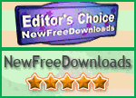 5/5 Stars Rating and Editors Choice on NewFreeDownloads.com